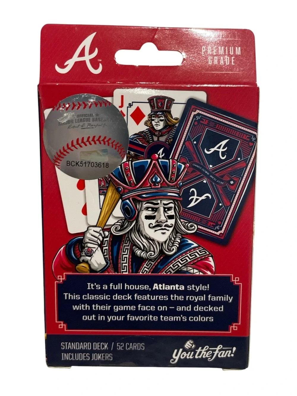 MLB Atlanta Braves - Classic Series Playing Cards - Premium Grade - Picture 2 of 7
